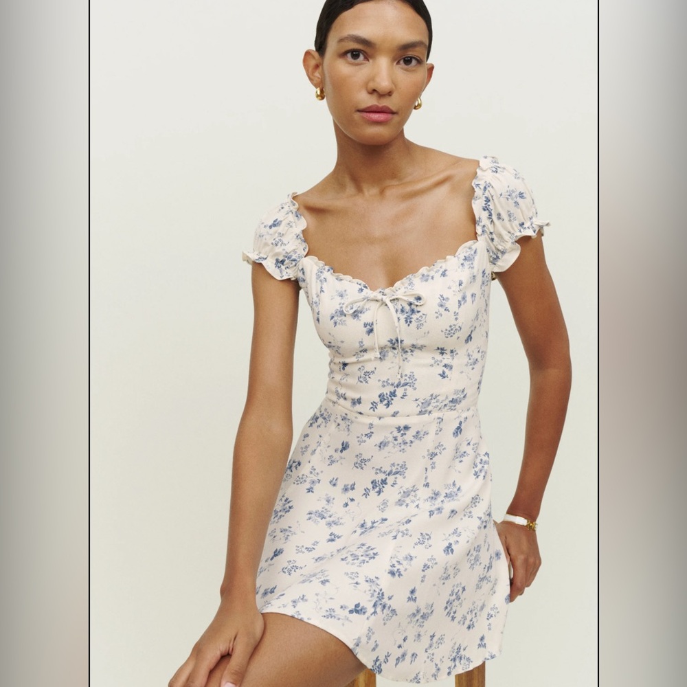Reformation pacey dress, size 8. Color: lula